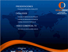 Tablet Screenshot of catalogos.cardoc.com